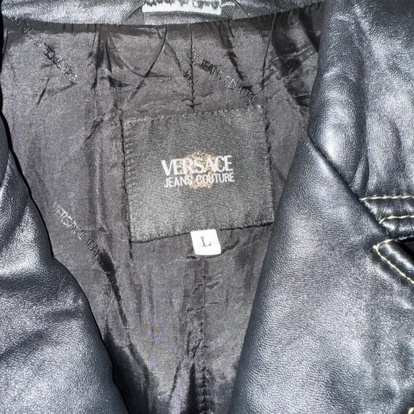 Versace Jeans Collection Charcoal Trench Coat